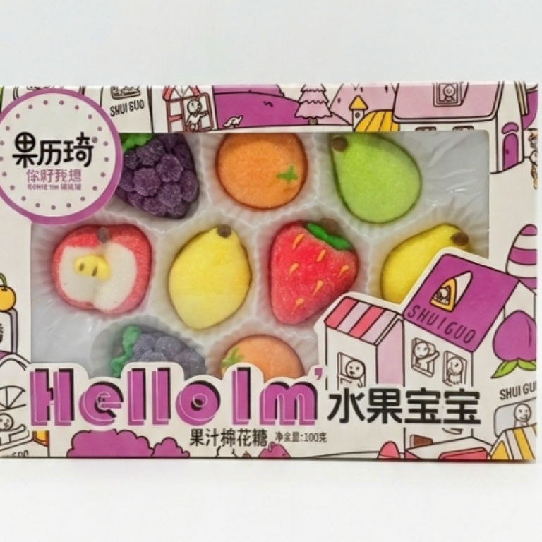 marshmallows de frutas