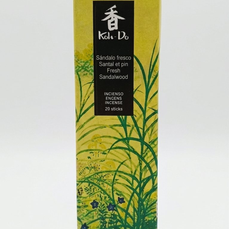 Incienso japonés Koh‑Do Sándalo fresco | Aroma amaderado suave y revitalizante