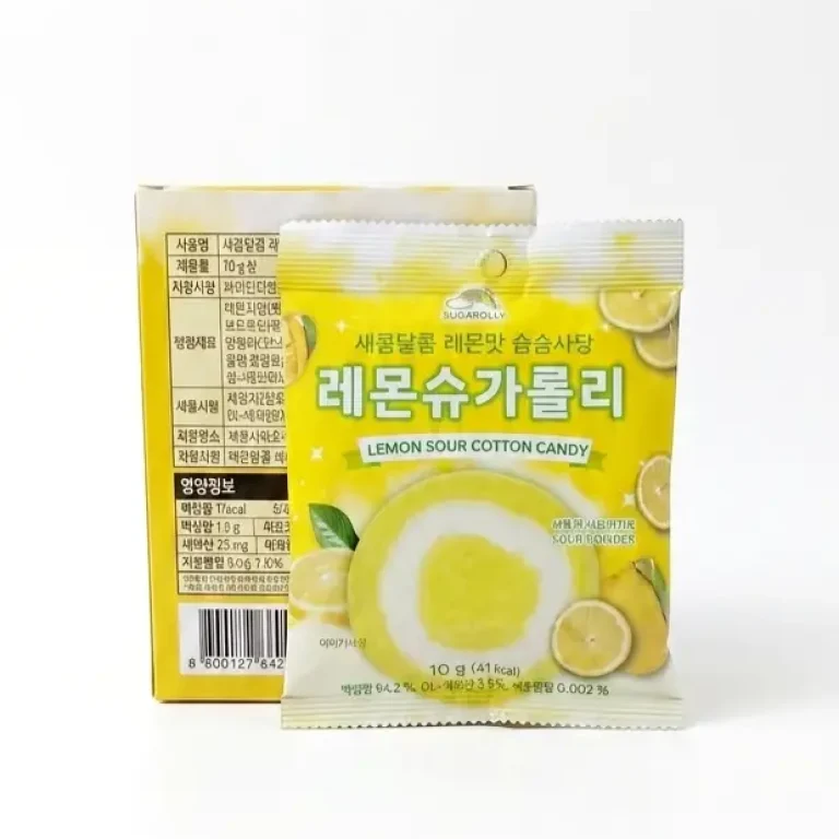 algodon de azucar cotton candy lemon sour
