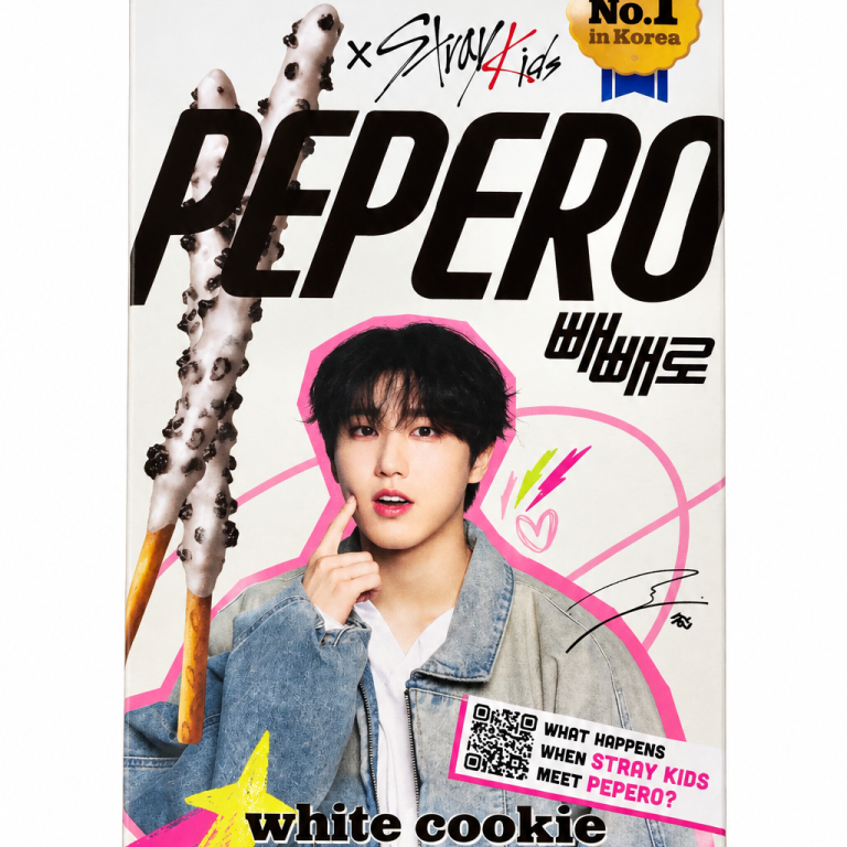 Pepero White Cookie, uno de los snacks más populares de Corea del Sur.