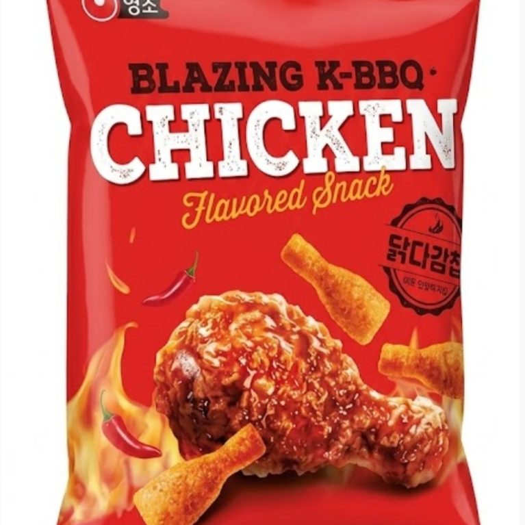 K-BBQ Chicken Flavored Snack | Snack Coreano Sabor BBQ